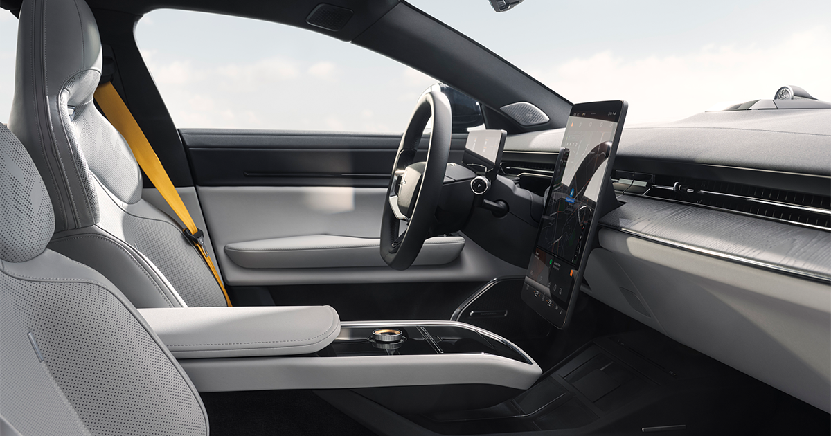Interior angle of the Polestar 5